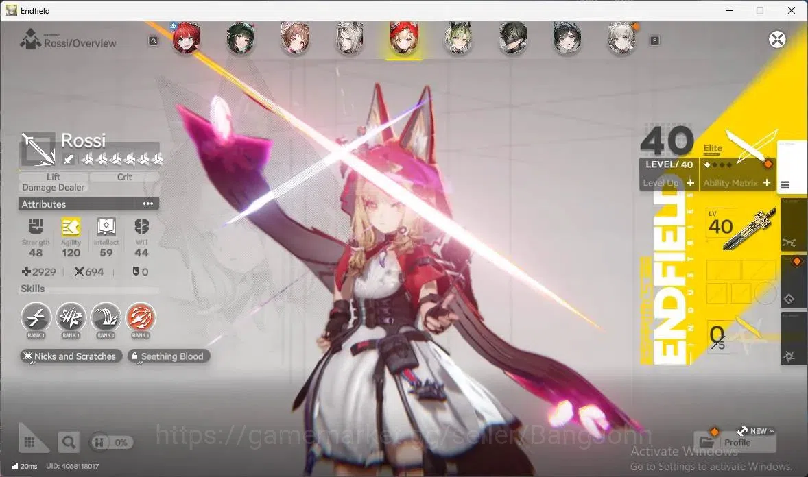 Arknights: Endfield Accounts Asia |Lv 53|4 Limit+ 3 Sign|Limit (Laevatain Sign, image 13