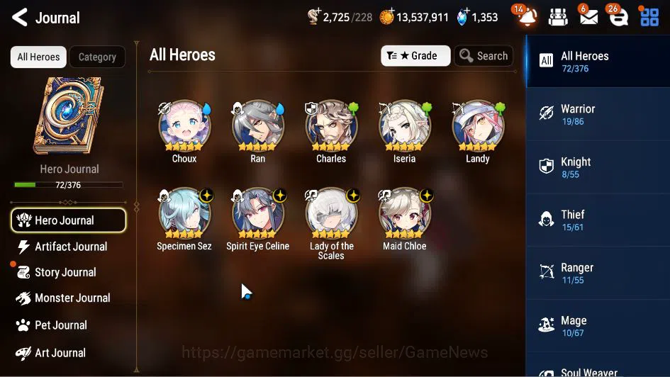 Epic Seven Accounts GLOBAL Unverif|New Era|4 ML(SSez, SE Celline, LOT  image 13