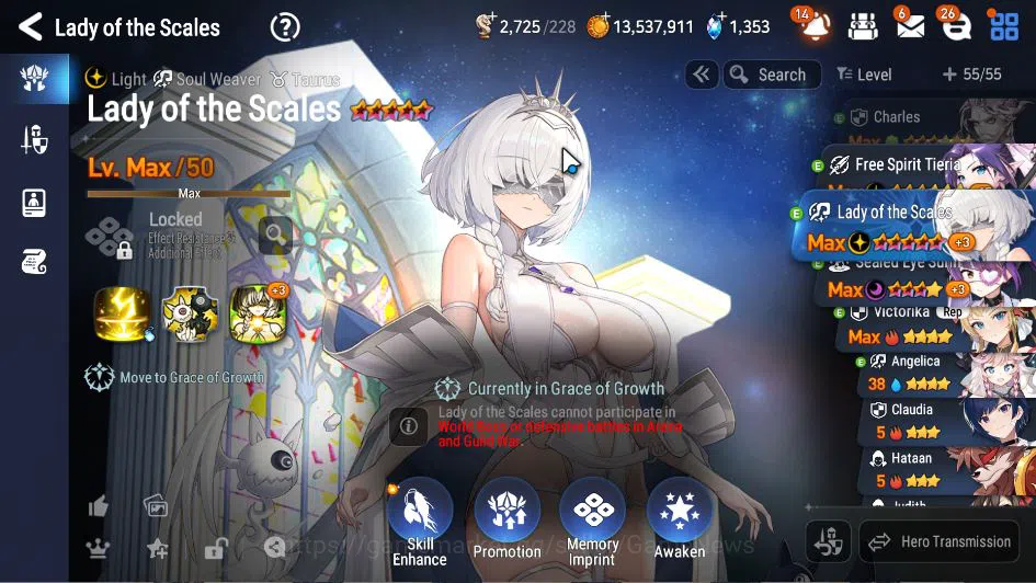 Epic Seven Accounts GLOBAL Unverif|New Era|4 ML(SSez, SE Celline, LOT  image 3