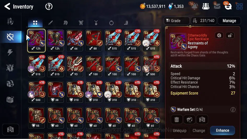 Epic Seven Accounts GLOBAL Unverif|New Era|4 ML(SSez, SE Celline, LOT  image 8