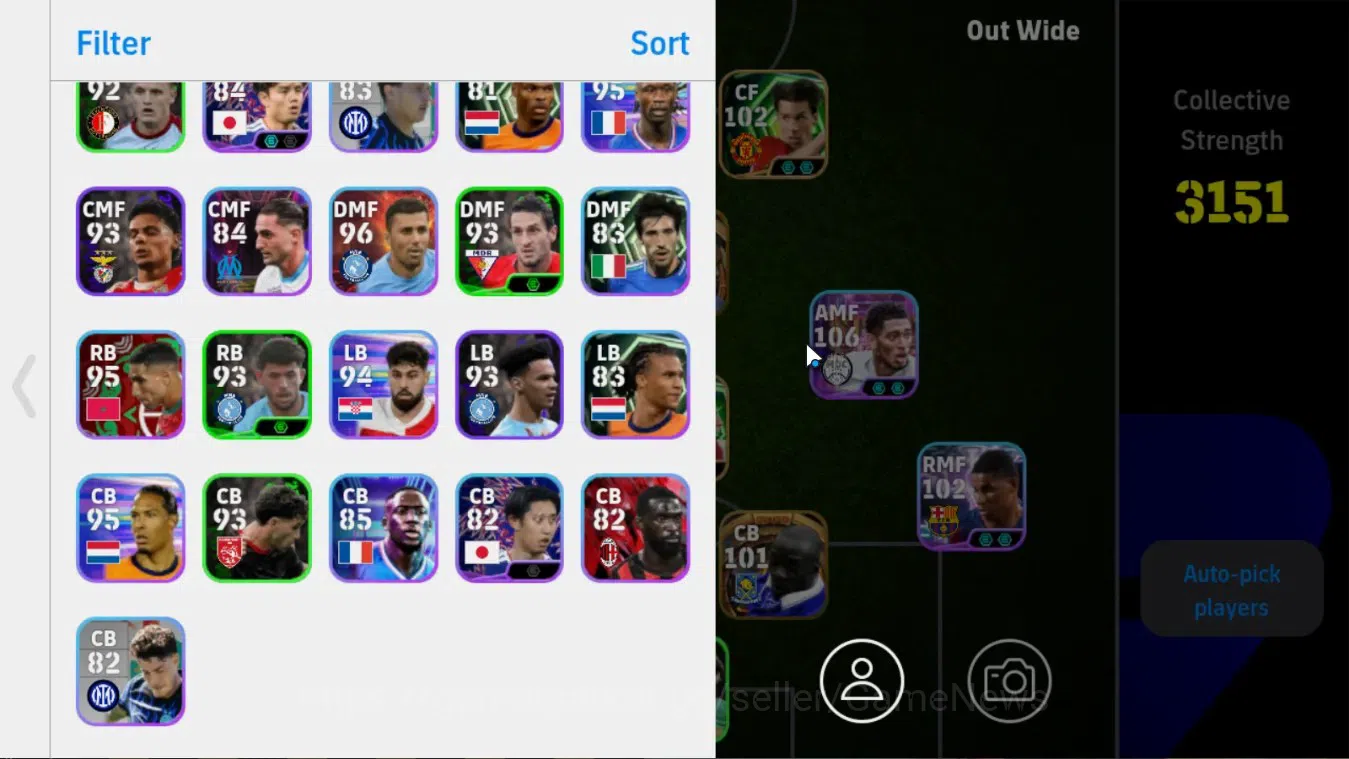 eFootball Accounts Android|Big Time Ronaldinho Gaucho,David Beckham,C image 3