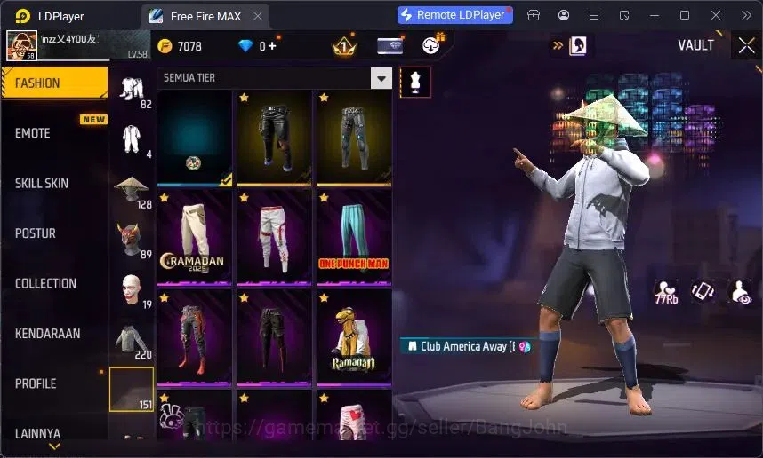 Free Fire Accounts Indonesia | Vault 220 | Evo MP5 Platinum Divinity  image 14