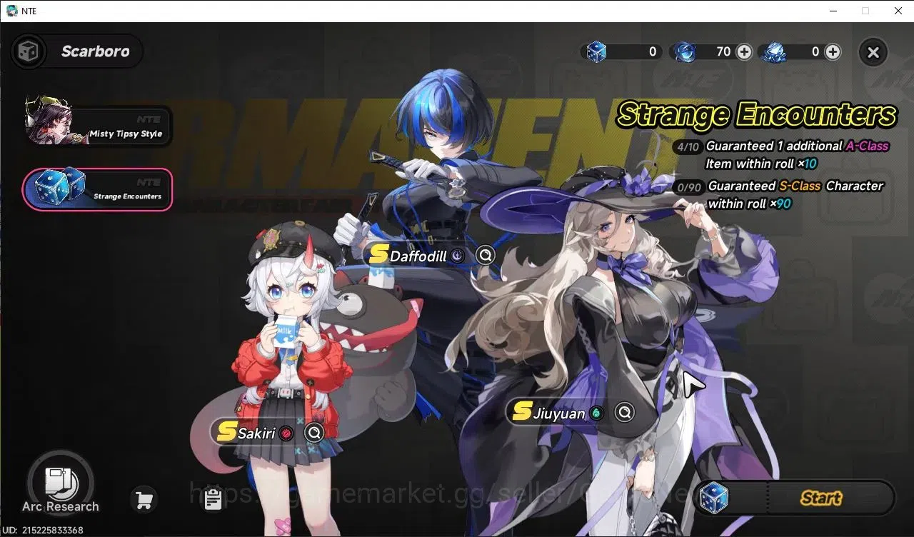 Neverness to Everness Accounts Europe|HL 3 | 4 S-class [Hotori+Sign, Fadia, Jiuyuan, Sakiri] |Orchid Breeze Glider| Male MC 10