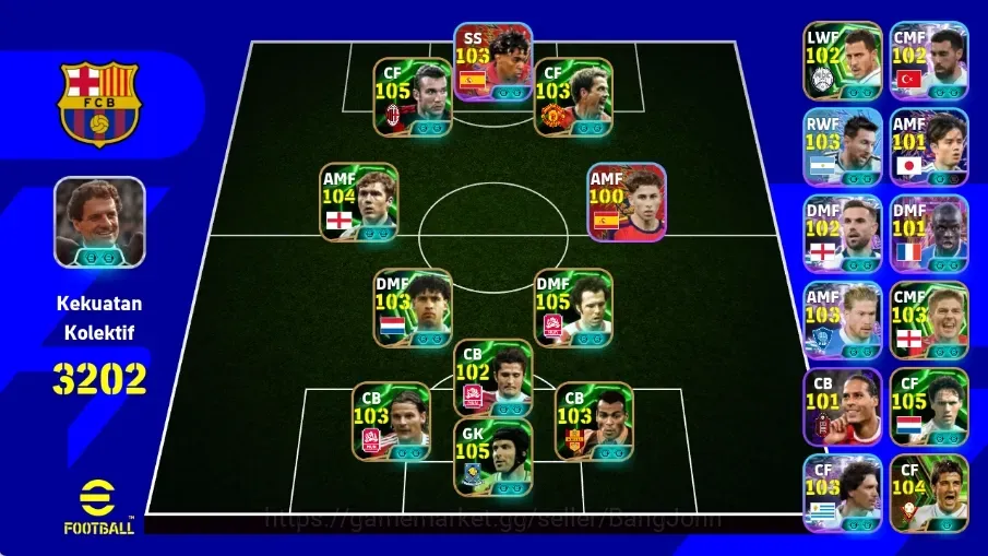 eFootball Accounts Legends & Iconic Players Android|PW 3202|Andriy Shevchenko Epic,Petr Cech Epic,Franz Beckenbauer 1