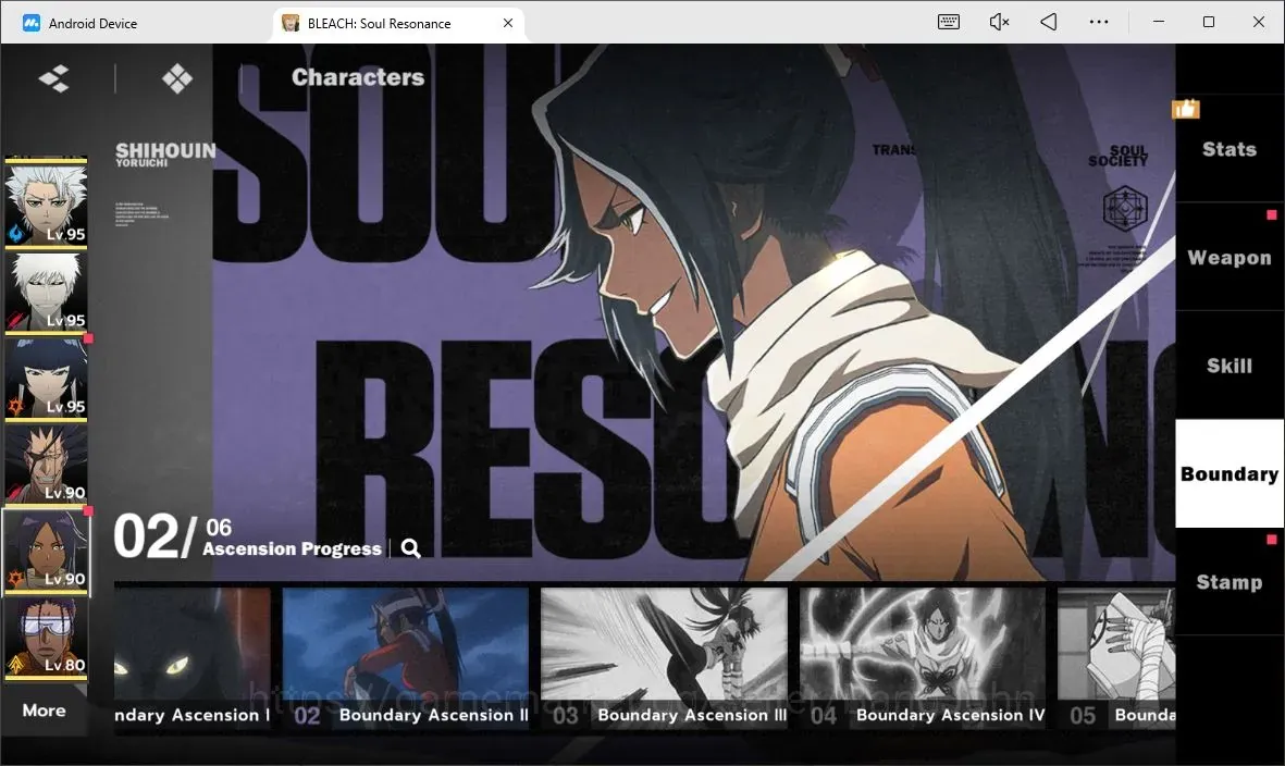 Buy BLEACH: Soul Resonance Accounts - Nuverse SEA | Lv 76 | 15 SSR