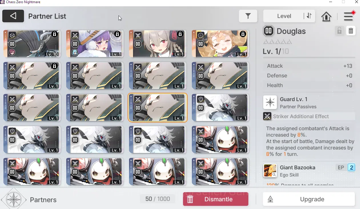 Chaos Zero Nightmare Accounts Global | Lv07 | Fresh Starter SSR (Kayron + 7 SR)  image 5