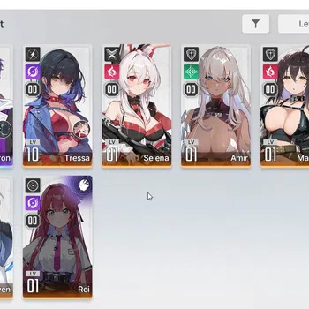 Chaos Zero Nightmare Accounts Global | Lv07 | Fresh Starter SSR (Kayron + 7 SR) + 1737 Crystal &Etc | Fresh Story