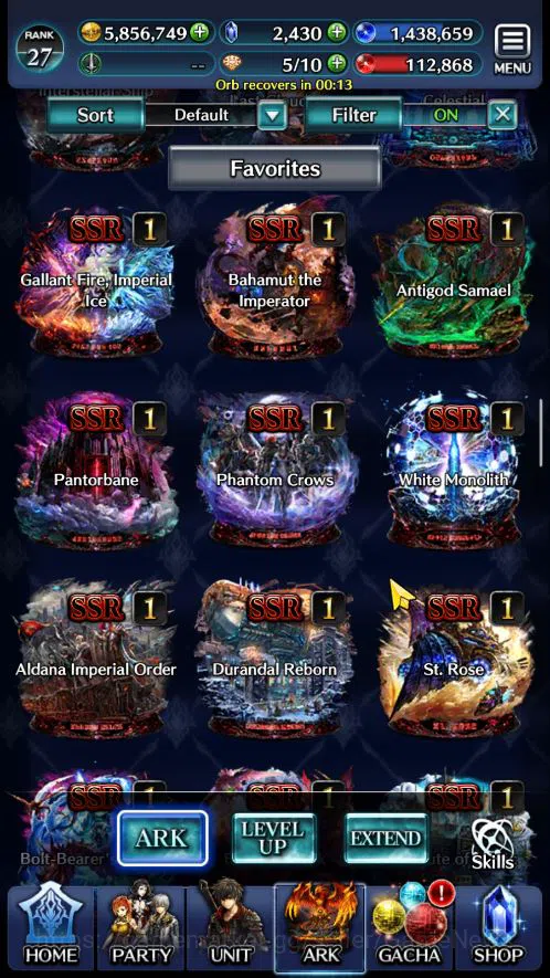 Last Cloudia Accounts GLOBAL| Rank 27 | Collab (V,Nero,G Asagiri)+(Lf Fa image 10