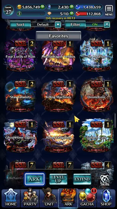 Last Cloudia Accounts GLOBAL| Rank 27 | Collab (V,Nero,G Asagiri)+(Lf Fa image 12