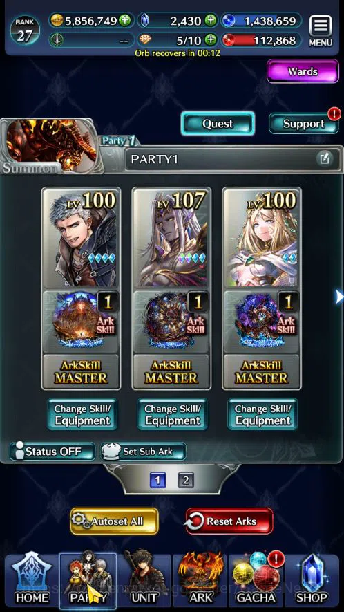 Last Cloudia Accounts GLOBAL| Rank 27 | Collab (V,Nero,G Asagiri)+(Lf Fa image 17
