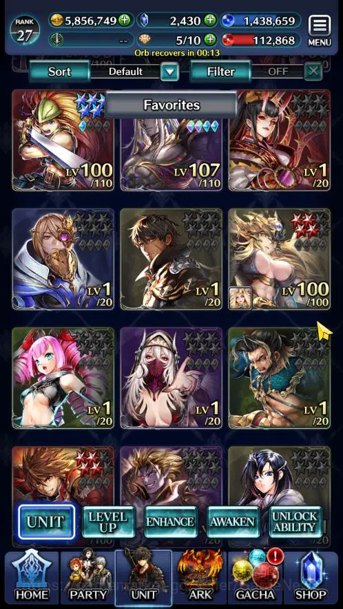 Last Cloudia Accounts GLOBAL| Rank 27 | Collab (V,Nero,G Asagiri)+(Lf Fa image 2