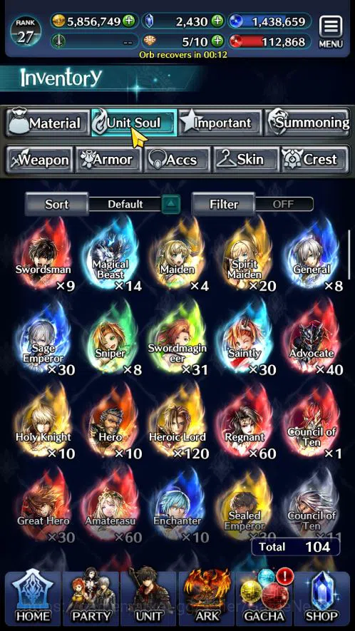 Last Cloudia Accounts GLOBAL| Rank 27 | Collab (V,Nero,G Asagiri)+(Lf Fa image 20