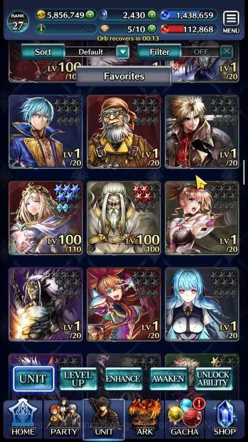 Last Cloudia Accounts GLOBAL| Rank 27 | Collab (V,Nero,G Asagiri)+(Lf Fa image 3