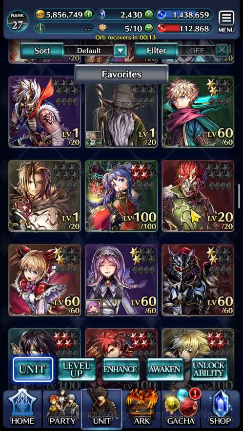 Last Cloudia Accounts GLOBAL| Rank 27 | Collab (V,Nero,G Asagiri)+(Lf Fa image 4