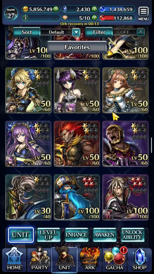 Last Cloudia Accounts GLOBAL| Rank 27 | Collab (V,Nero,G Asagiri)+(Lf Fa image 5