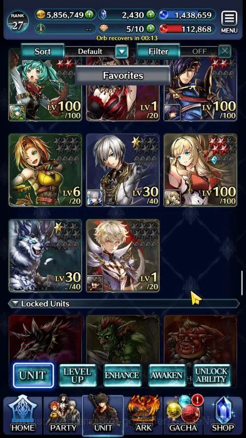Last Cloudia Accounts GLOBAL| Rank 27 | Collab (V,Nero,G Asagiri)+(Lf Fa image 6