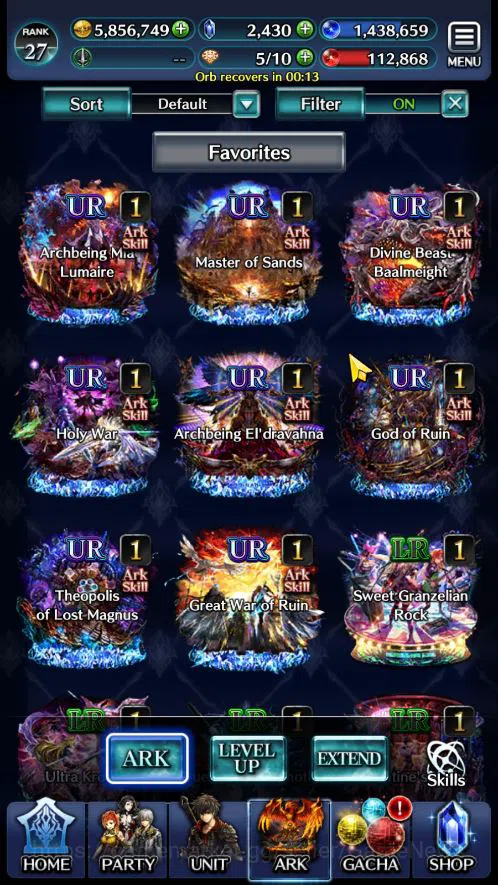 Last Cloudia Accounts GLOBAL| Rank 27 | Collab (V,Nero,G Asagiri)+(Lf Fa image 7