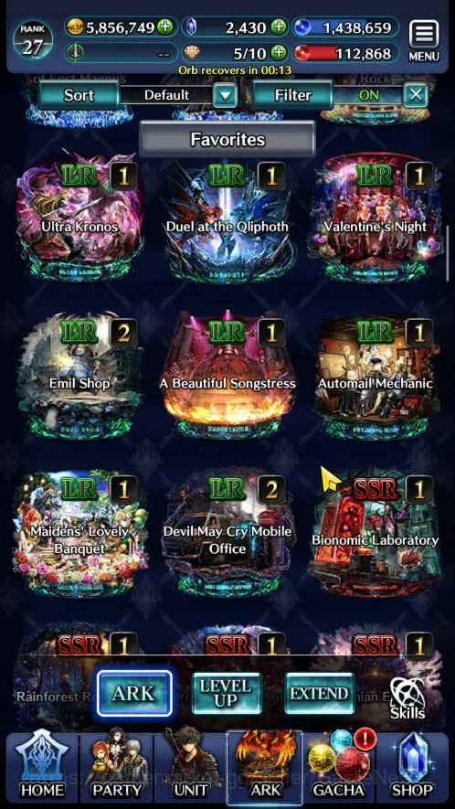 Last Cloudia Accounts GLOBAL| Rank 27 | Collab (V,Nero,G Asagiri)+(Lf Fa image 8