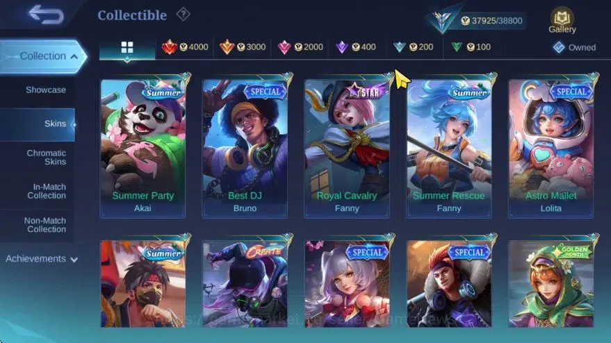 Mobile Legends: Bang Bang Accounts Hero 118|Skin 175|Honor 49|Lbox Zhask,Pace Fanny,B image 10
