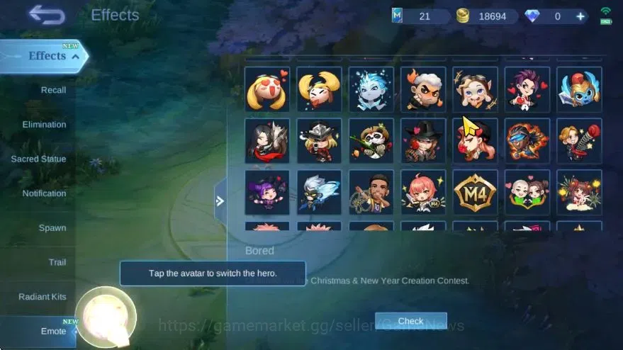 Mobile Legends: Bang Bang Accounts Hero 118|Skin 175|Honor 49|Lbox Zhask,Pace Fanny,B image 17