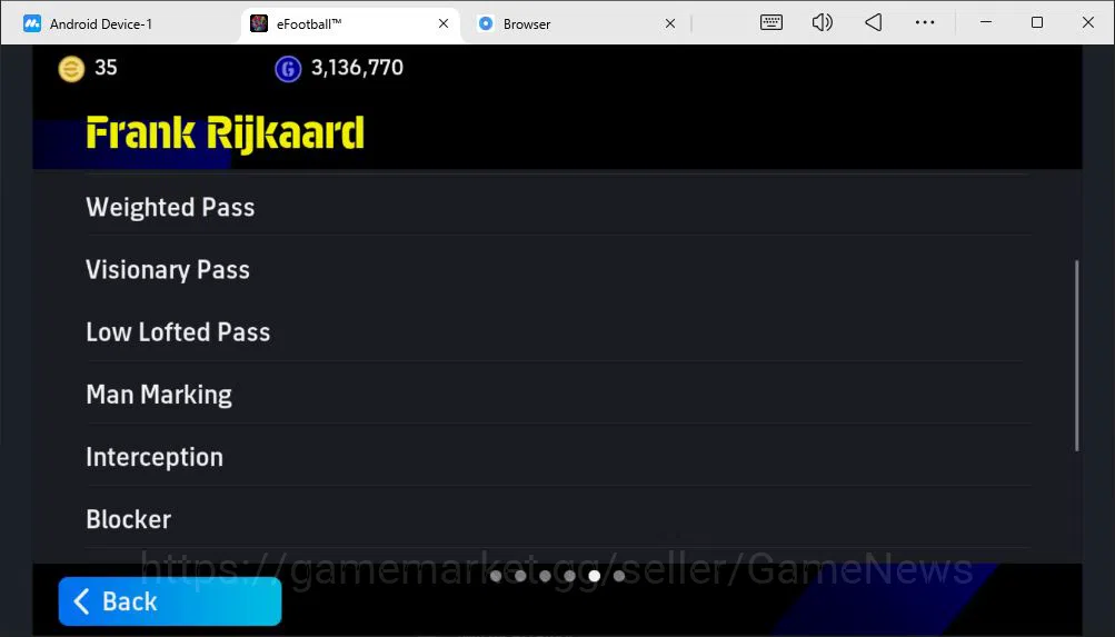 eFootball Accounts Starter Mobile|{Marco Van Basten,Randal Kolo Muani,El-Hadji Diouf}Phenom Finish,Marcus Rashford 10