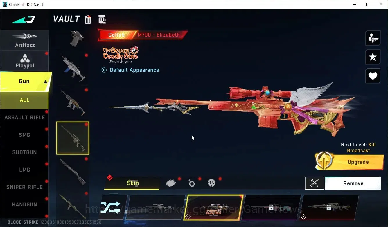 Blood Strike Accounts ASIA|Collab 7DS[M700-Elizabeth,AK47,Karl98,QBZ95]+ image 10