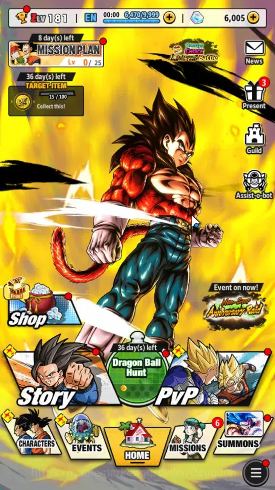 Dragon Ball Legends Accounts Global | Lvl 181 |228.4M Total Power|6K CC|6 UL|UL image 1