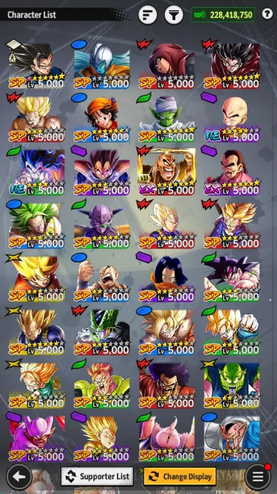Dragon Ball Legends Accounts Global | Lvl 181 |228.4M Total Power|6K CC|6 UL|UL image 10