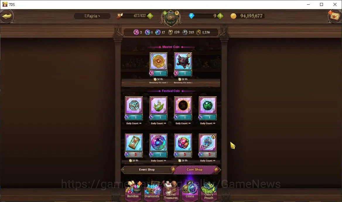 The Seven Deadly Sins: Grand Cross Accounts Global|1,5M CC|32 LS|1 LR+7 UR|Elizabeth,Nemesis M image 11