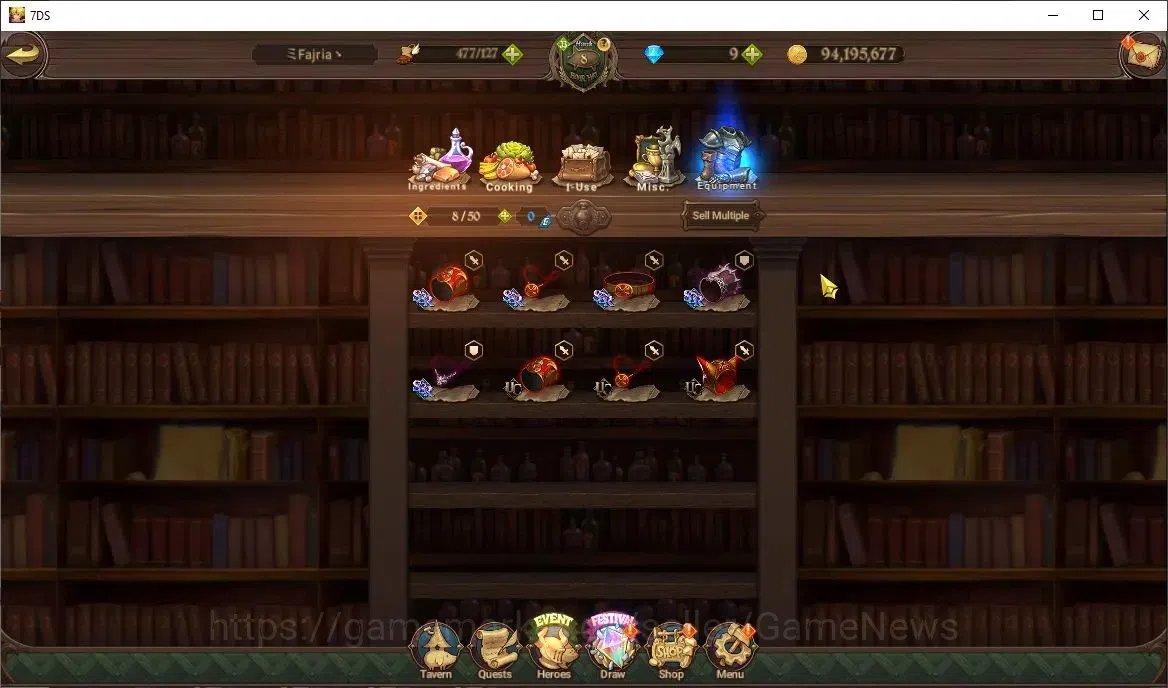 The Seven Deadly Sins: Grand Cross Accounts Global|1,5M CC|32 LS|1 LR+7 UR|Elizabeth,Nemesis M image 17