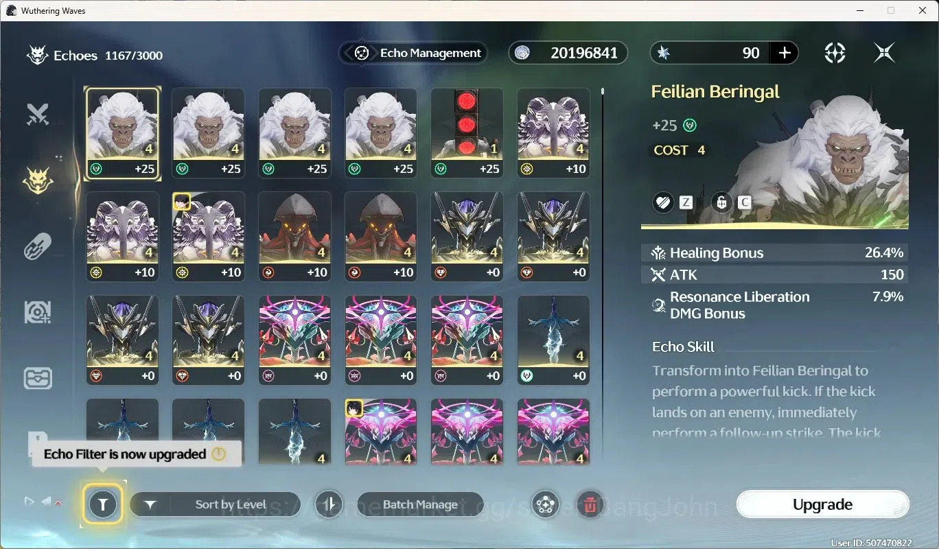 Wuthering Waves Accounts Starter NA|UL 49|Rank 5|2 Char Limited [Lucy Rc6,Rebecca]+Sign|Mc Male|TakeMail WW215B 5