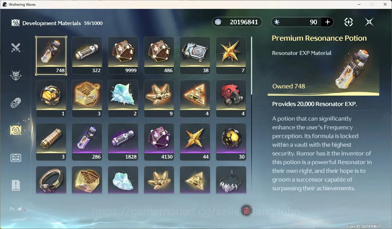 Wuthering Waves Accounts Starter NA|UL 49|Rank 5|2 Char Limited [Lucy Rc6,Rebecca]+Sign|Mc Male|TakeMail WW215B 7