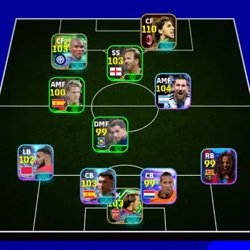 eFootball Accounts Legends & Iconic Players Android|Power 3152|BigTime Zlatan Ibrahimovic'10|Epic Samuel