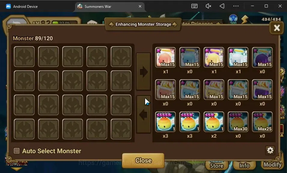 Summoners War: Sky Arena Accounts GLOBAL Lv 82|1 LD[Gandalf Light]|21 Total NB5[Anav image 15