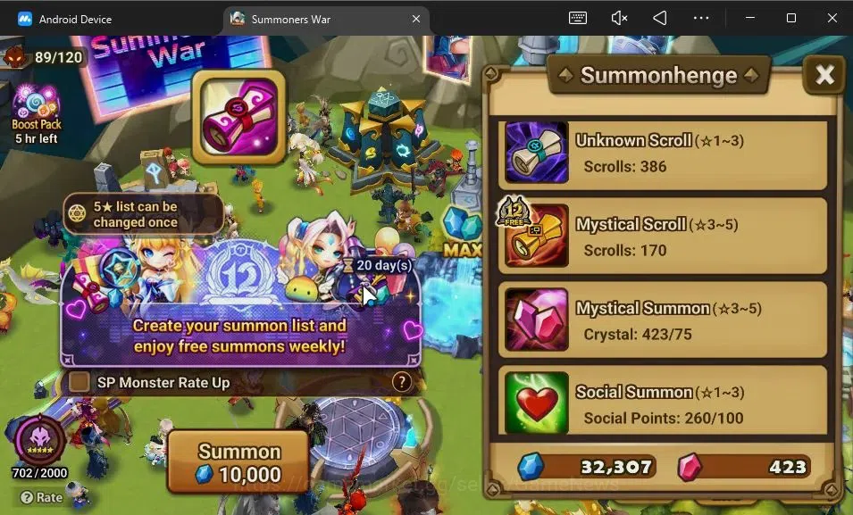 Summoners War: Sky Arena Accounts GLOBAL Lv 82|1 LD[Gandalf Light]|21 Total NB5[Anav image 18