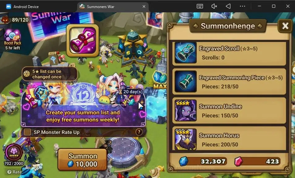 Summoners War: Sky Arena Accounts GLOBAL Lv 82|1 LD[Gandalf Light]|21 Total NB5[Anav image 19