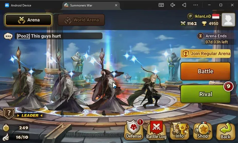 Summoners War: Sky Arena Accounts GLOBAL Lv 82|1 LD[Gandalf Light]|21 Total NB5[Anav image 9