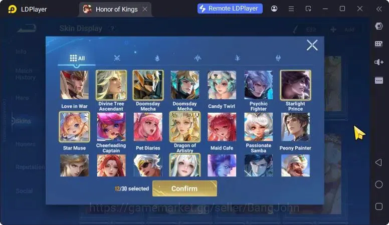 Honor of Kings Accounts Global Hero112 Skin153 |Legend SunCe|SanXingdui Hu image 11