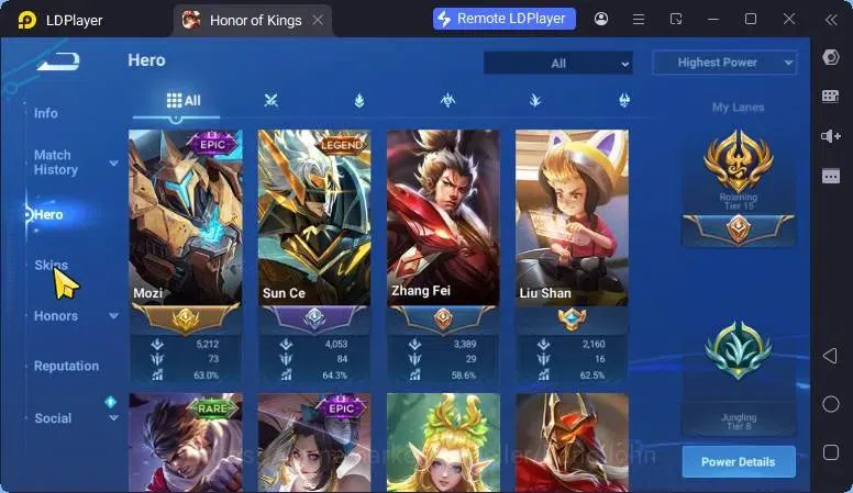 Honor of Kings Accounts Global Hero112 Skin153 |Legend SunCe|SanXingdui Hu image 18