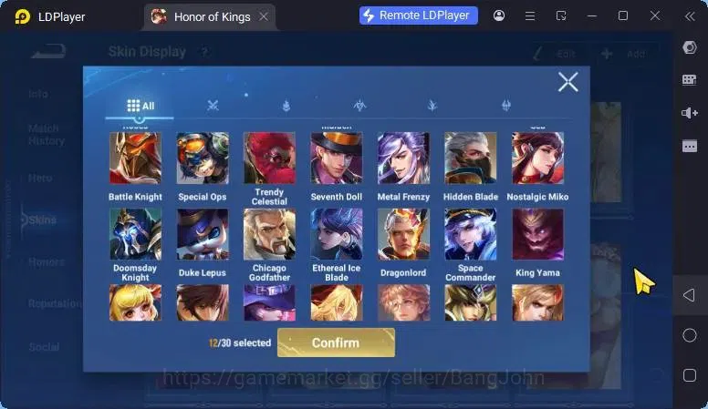 Honor of Kings Accounts Global Hero112 Skin153 |Legend SunCe|SanXingdui Hu image 6