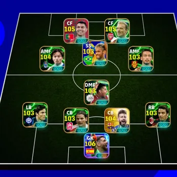 eFootball Accounts Legends & Iconic Players EFOOTBALL OLD ACCOUNT | G PIQUE COLLAB,D BERGKAMP,U SIMON,NEYMAR JR,KUBO,N
