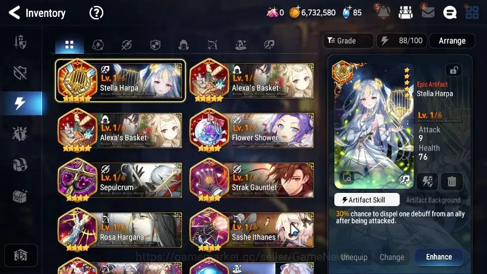 Epic Seven Accounts GLOBAL Unverif|New Era| 2 ML (Rhiana N Luciel,Sea  image 15
