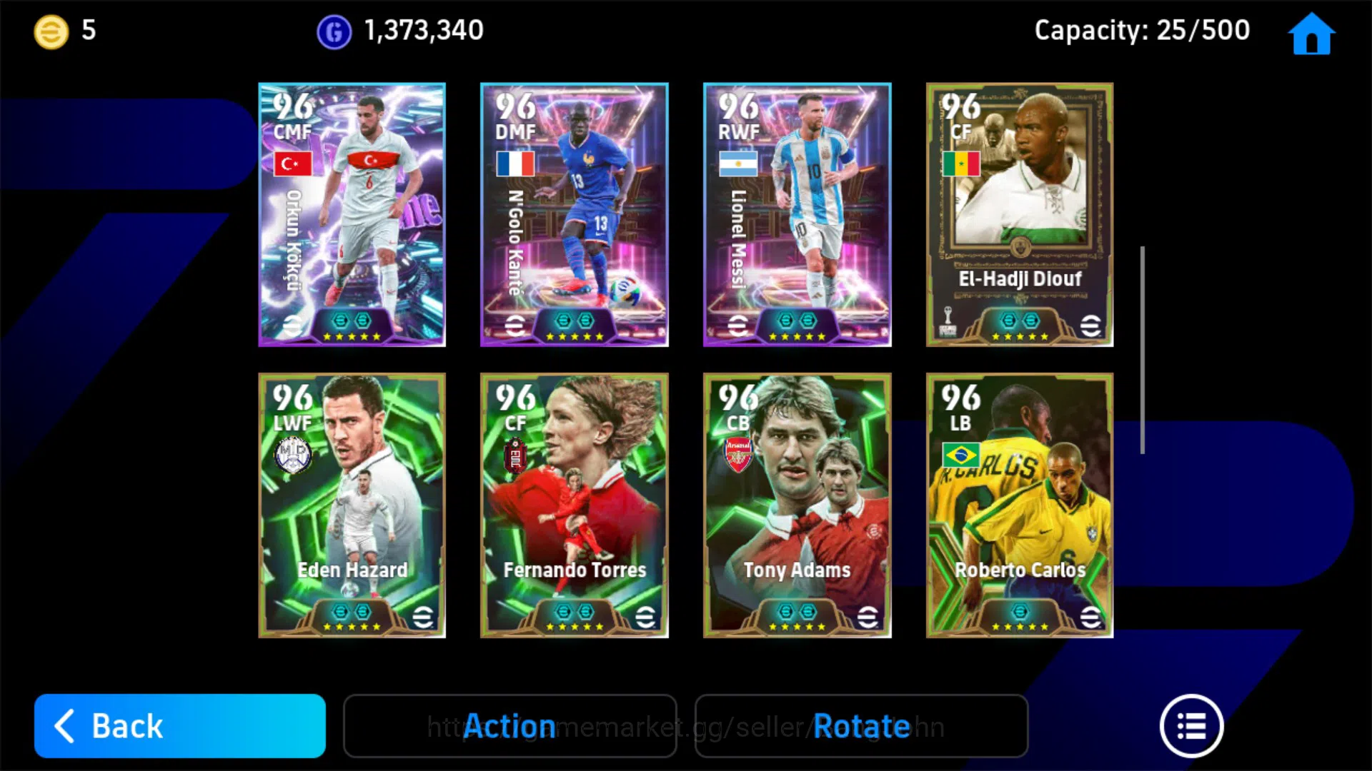 eFootball Accounts Android Power 3168 | Wayne Rooney Epic DB | Romelu image 4