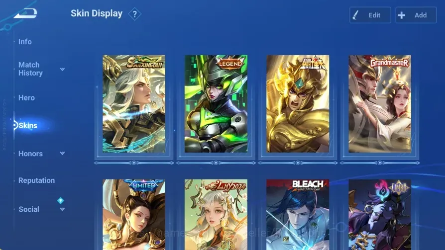 Honor of Kings Accounts Rare Skin Global | 116H 162S |Sanxingdui Hou Yi|Legend Lady Sun|Saint Seiya Dharma|Granmaster 1