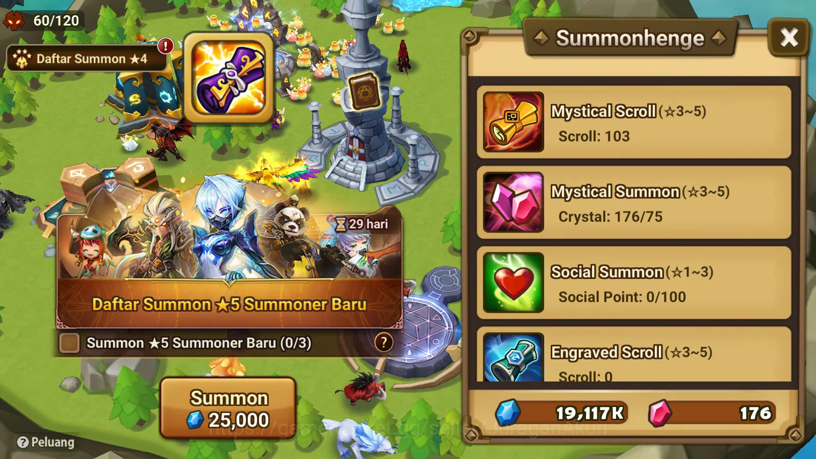 Summoners War: Sky Arena Accounts EU|Lv 25|Ready Gacha|160 11 YSC + 3 LAAS + 5 LS +  image 3