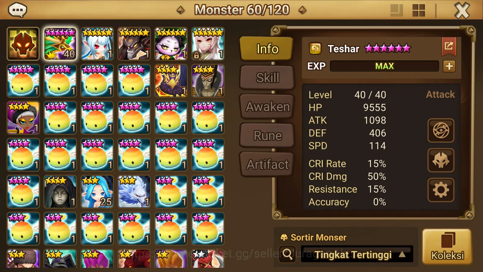 Summoners War: Sky Arena Accounts EU|Lv 25|Ready Gacha|160 11 YSC + 3 LAAS + 5 LS +  image 4
