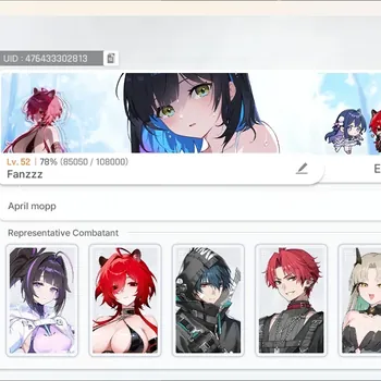 Chaos Zero Nightmare Accounts Global|Lv.52|10 SSR [Veronica EM1,Khalipe