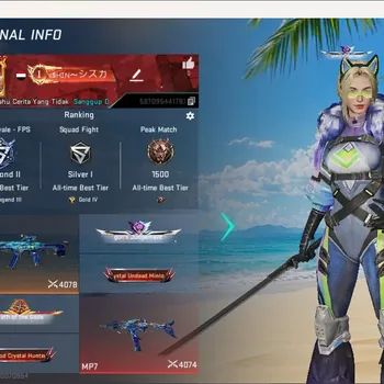 Blood Strike Accounts Collab Skin ASIA|2 Eternal Gun:D.Eagle-Scorpius&MP7-Tidesong|7 Collab Gun [TR&7DS]|3 Limited