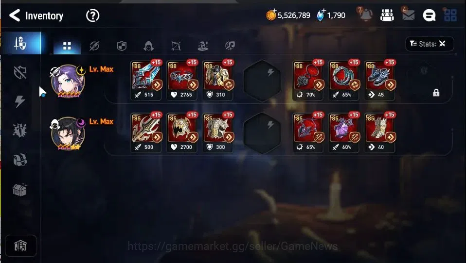 Epic Seven Accounts GLOBAL Unverif|New Era|2 ML(Rhianna&Luciella,NM Lu image 15