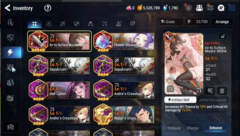 Epic Seven Accounts GLOBAL Unverif|New Era|2 ML(Rhianna&Luciella,NM Lu image 17